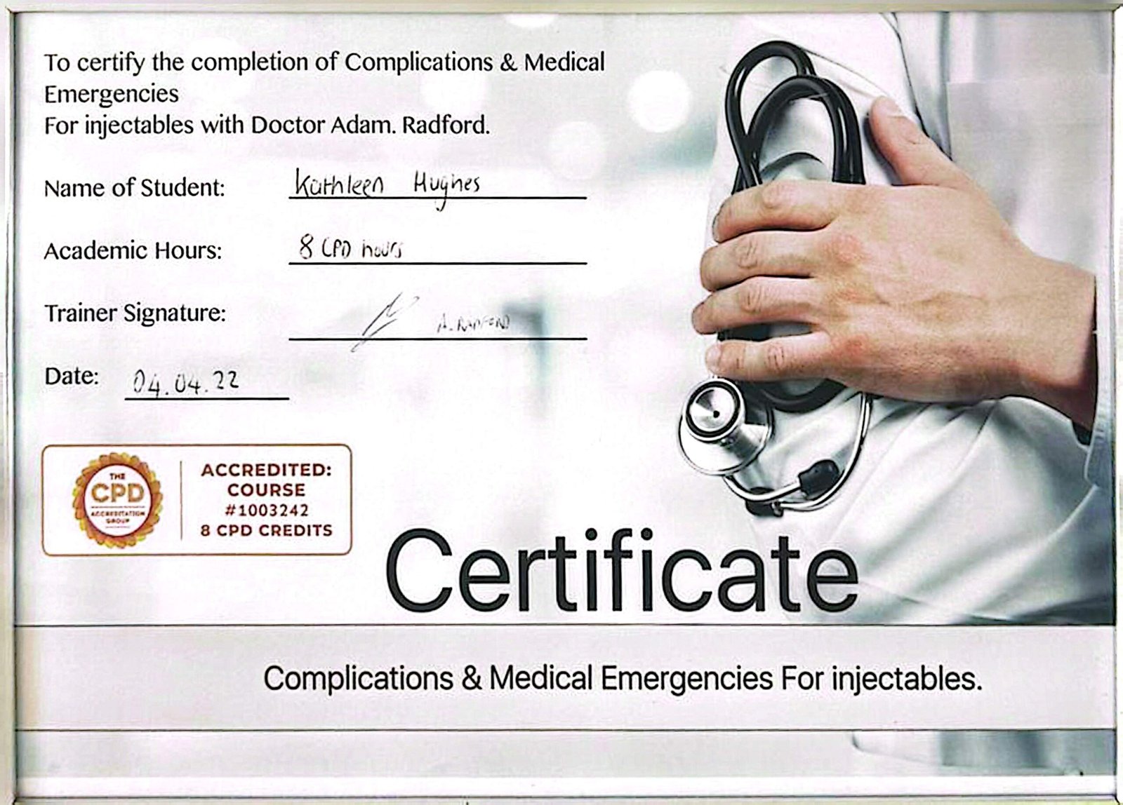 cpd certification